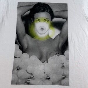 Rogue State Graphic Tee‎ 100% Cotton Small White Photo Print Edgy Streetwear